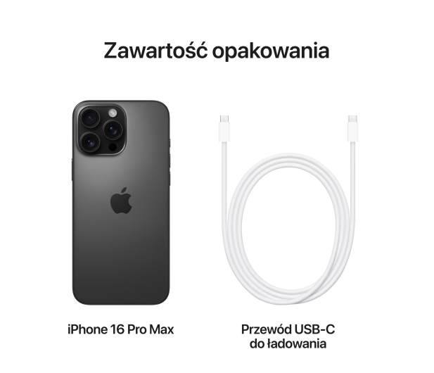 APPLE iPhone 16 Pro Max 256GB Tytan Czarny - 1277981 - zdjęcie 9